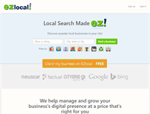 Tablet Screenshot of ezlocal.com